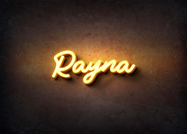Free photo of Glow Name Profile Picture for Rayna