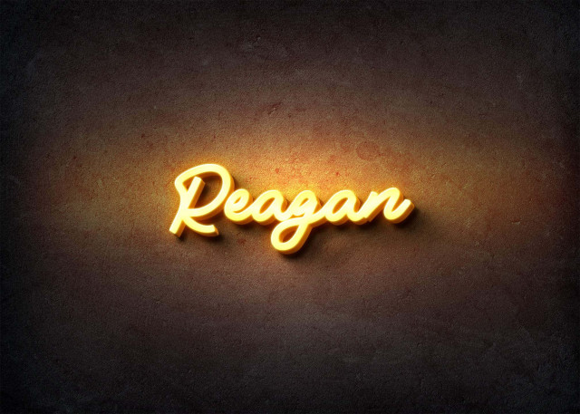 Free photo of Glow Name Profile Picture for Reagan