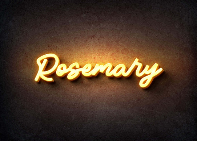 Free photo of Glow Name Profile Picture for Rosemary