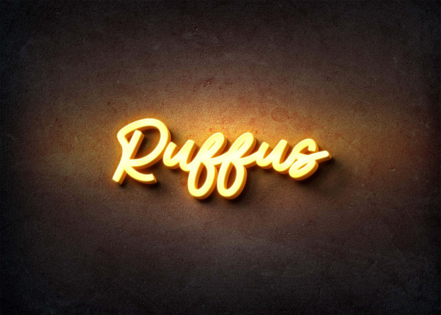 Free photo of Glow Name Profile Picture for Ruffus