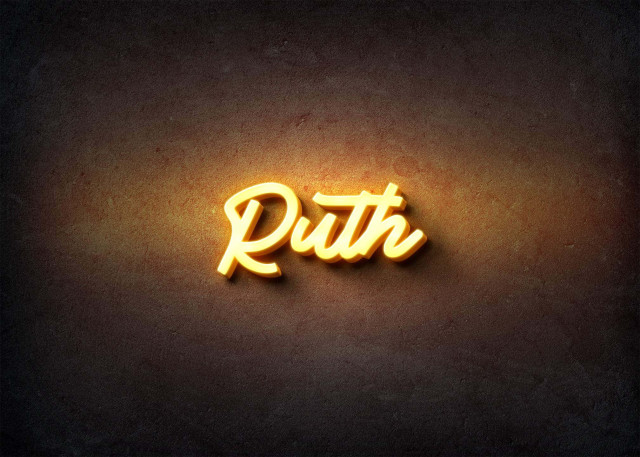 Free photo of Glow Name Profile Picture for Ruth
