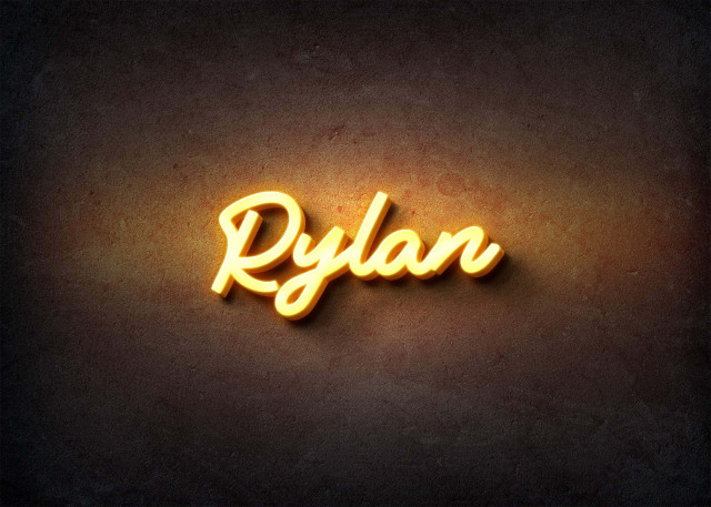 Free photo of Glow Name Profile Picture for Rylan