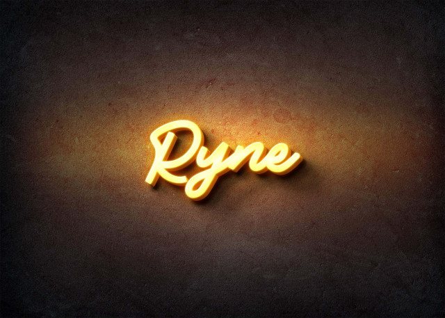 Free photo of Glow Name Profile Picture for Ryne