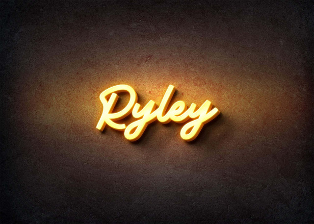 Free photo of Glow Name Profile Picture for Ryley