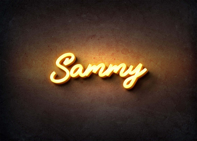 Free photo of Glow Name Profile Picture for Sammy