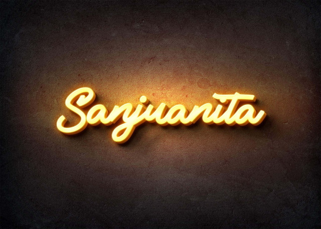 Free photo of Glow Name Profile Picture for Sanjuanita