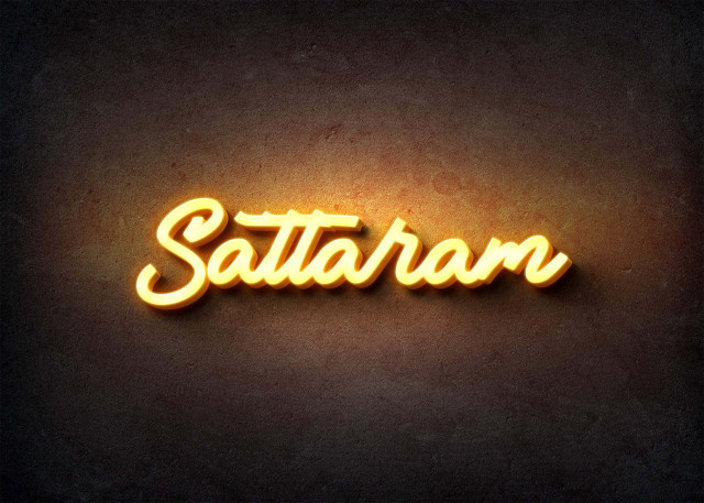 Free photo of Glow Name Profile Picture for Sattaram