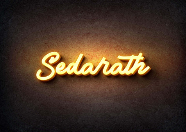 Free photo of Glow Name Profile Picture for Sedarath