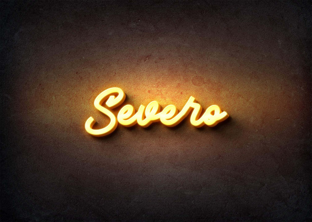 Free photo of Glow Name Profile Picture for Severo