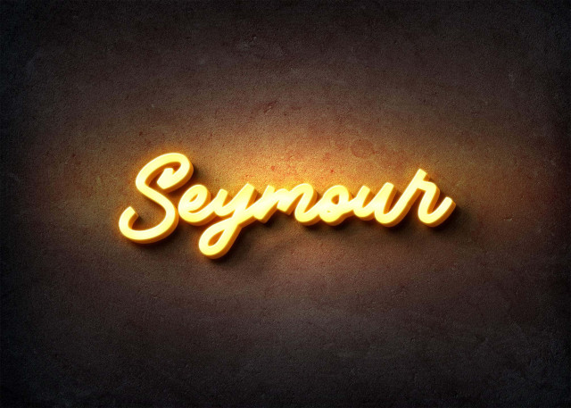 Free photo of Glow Name Profile Picture for Seymour