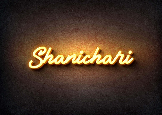 Free photo of Glow Name Profile Picture for Shanichari