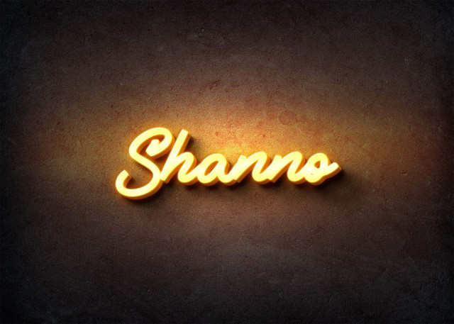 Free photo of Glow Name Profile Picture for Shanno