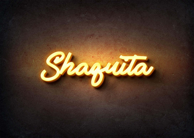 Free photo of Glow Name Profile Picture for Shaquita