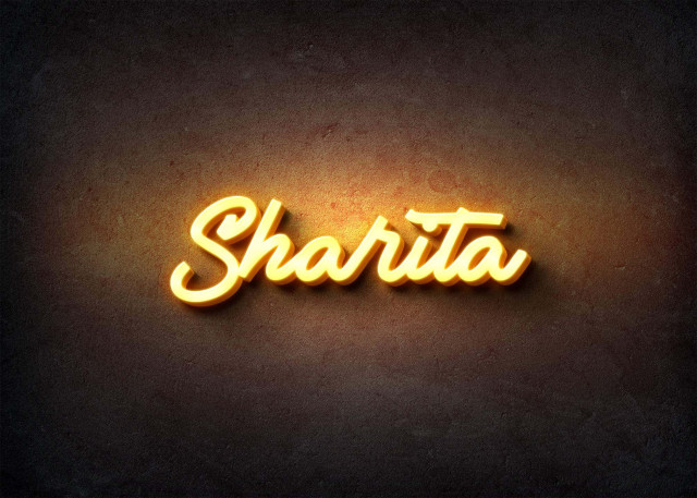 Free photo of Glow Name Profile Picture for Sharita