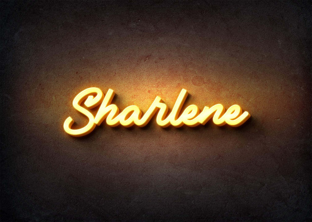 Free photo of Glow Name Profile Picture for Sharlene