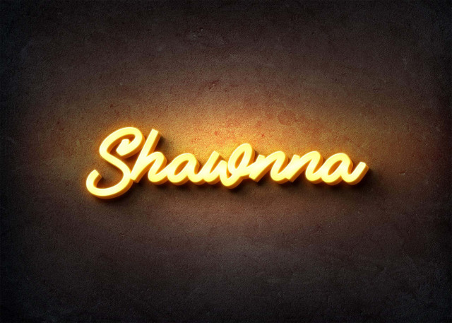 Free photo of Glow Name Profile Picture for Shawnna