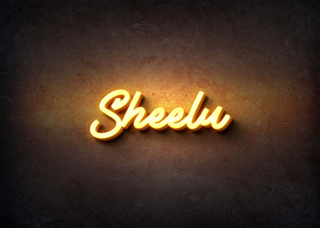 Free photo of Glow Name Profile Picture for Sheelu