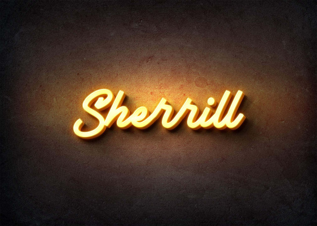 Free photo of Glow Name Profile Picture for Sherrill