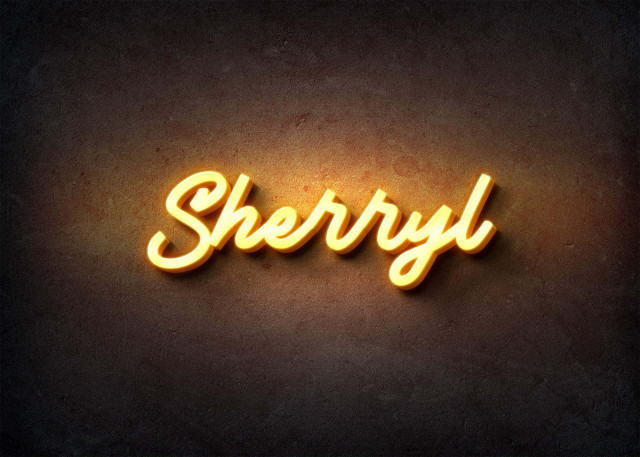 Free photo of Glow Name Profile Picture for Sherryl