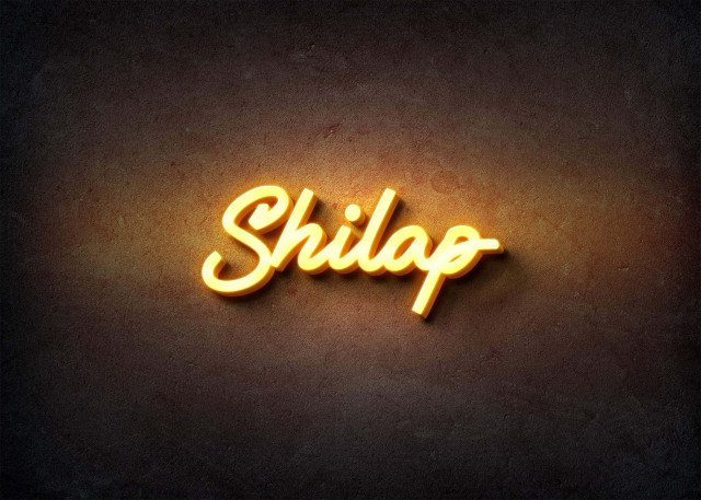 Free photo of Glow Name Profile Picture for Shilap