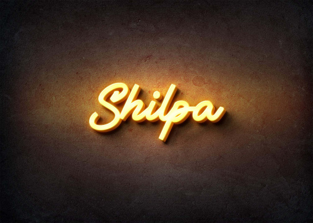 Free photo of Glow Name Profile Picture for Shilpa