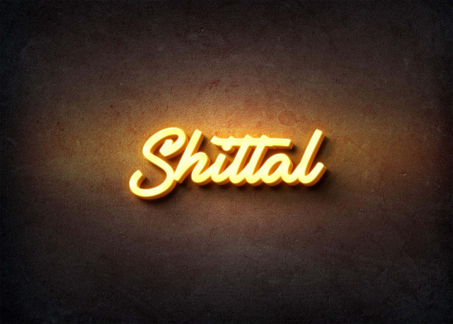 Free photo of Glow Name Profile Picture for Shittal