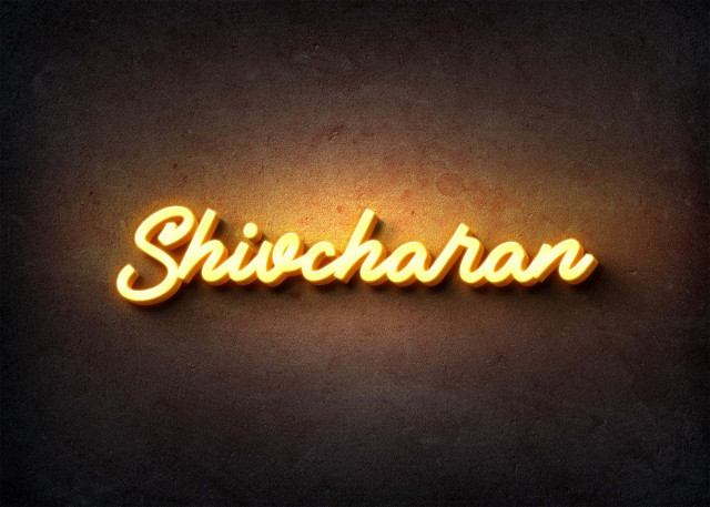 Free photo of Glow Name Profile Picture for Shivcharan
