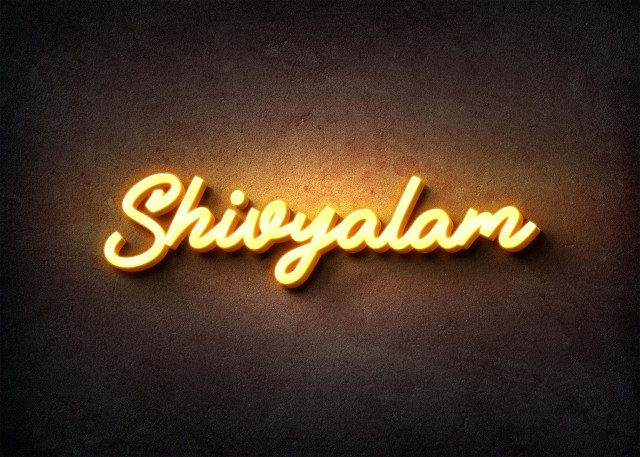 Free photo of Glow Name Profile Picture for Shivyalam