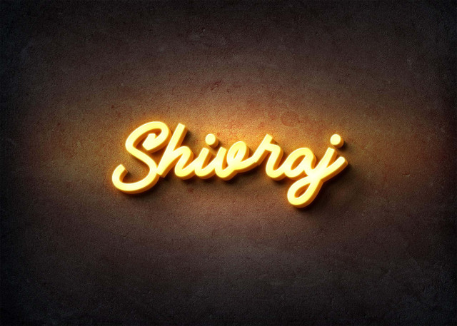 Free photo of Glow Name Profile Picture for Shivraj