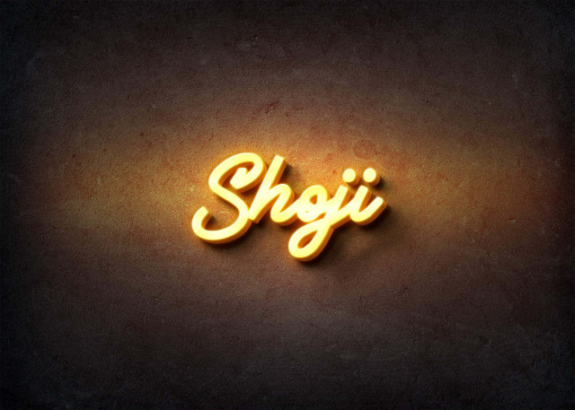 Free photo of Glow Name Profile Picture for Shoji