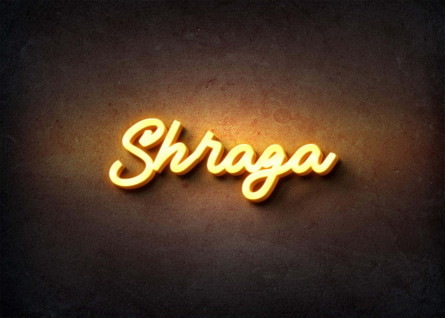 Free photo of Glow Name Profile Picture for Shraga