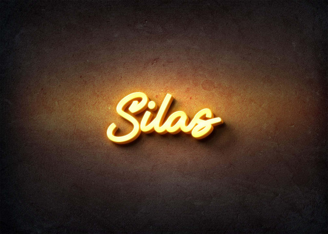 Free photo of Glow Name Profile Picture for Silas