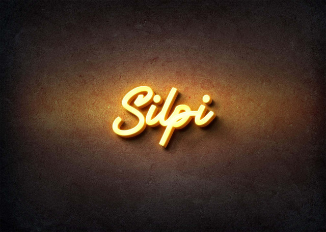 Free photo of Glow Name Profile Picture for Silpi