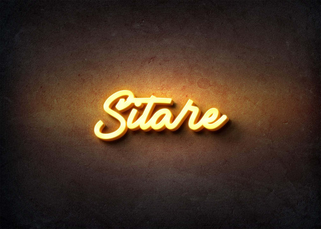 Free photo of Glow Name Profile Picture for Sitare