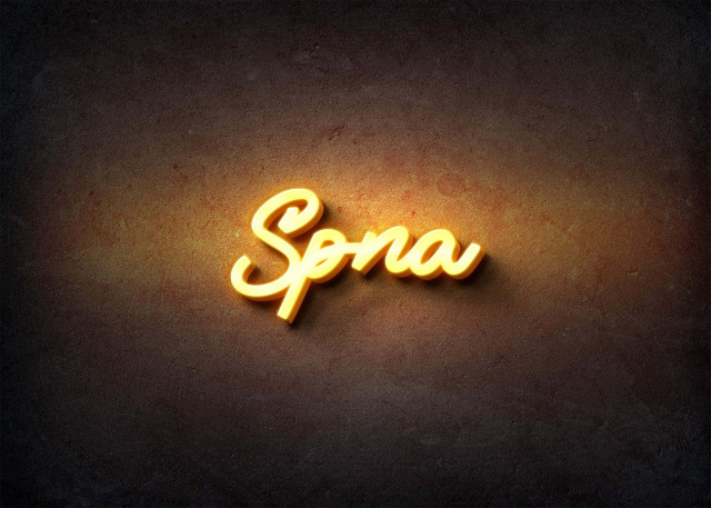 Free photo of Glow Name Profile Picture for Spna