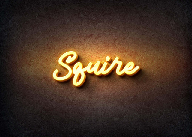 Free photo of Glow Name Profile Picture for Squire