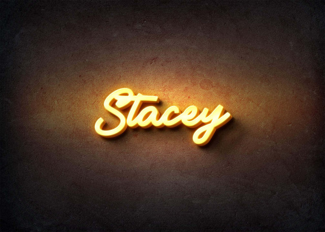 Free photo of Glow Name Profile Picture for Stacey