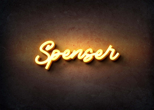 Free photo of Glow Name Profile Picture for Spenser