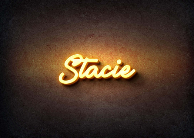 Free photo of Glow Name Profile Picture for Stacie