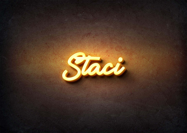 Free photo of Glow Name Profile Picture for Staci