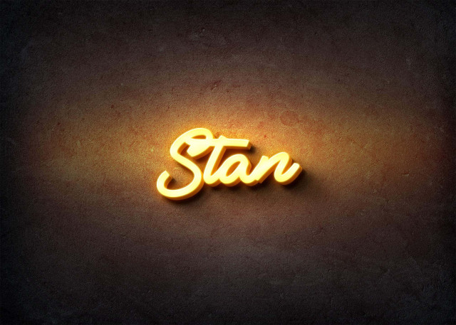 Free photo of Glow Name Profile Picture for Stan