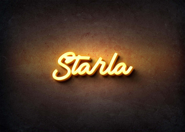 Free photo of Glow Name Profile Picture for Starla