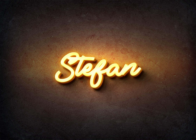Free photo of Glow Name Profile Picture for Stefan