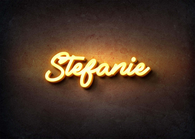Free photo of Glow Name Profile Picture for Stefanie