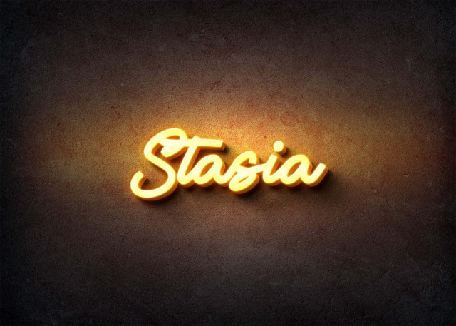 Free photo of Glow Name Profile Picture for Stasia