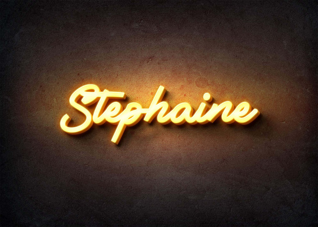 Free photo of Glow Name Profile Picture for Stephaine