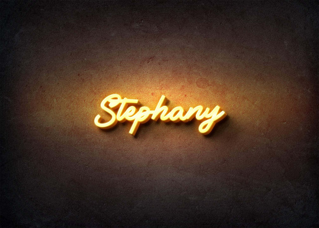 Free photo of Glow Name Profile Picture for Stephany