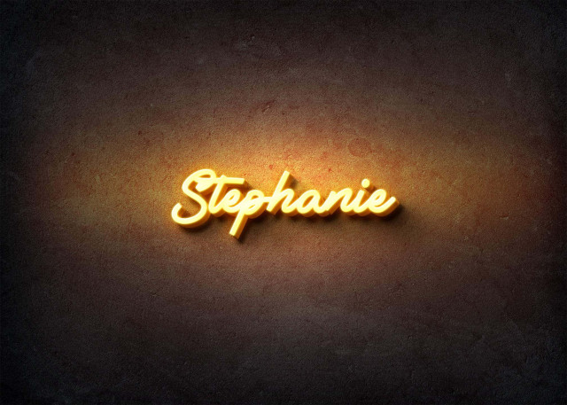 Free photo of Glow Name Profile Picture for Stephanie