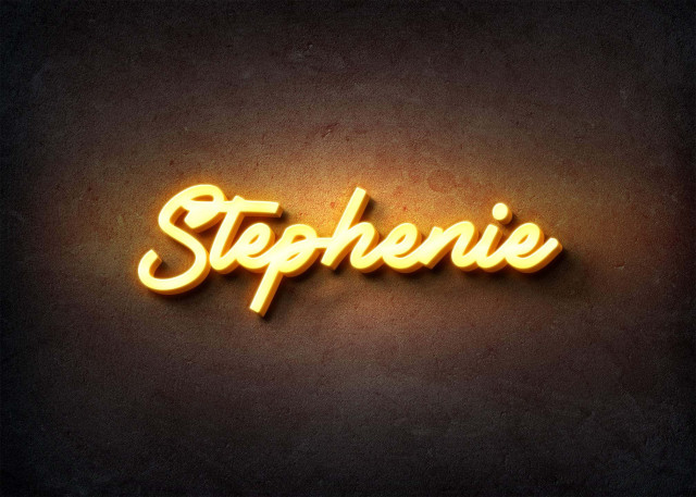 Free photo of Glow Name Profile Picture for Stephenie