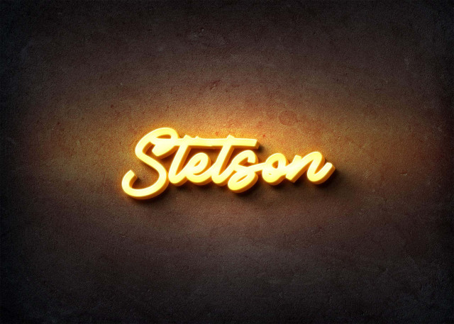 Free photo of Glow Name Profile Picture for Stetson